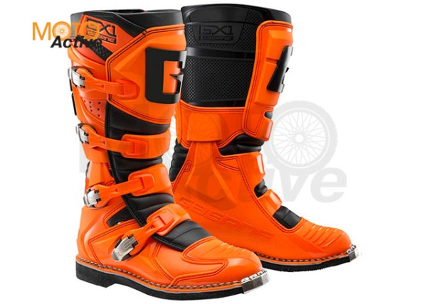 Мотоботы Gaerne GX-1 Goodyear (черно-оранжевые)